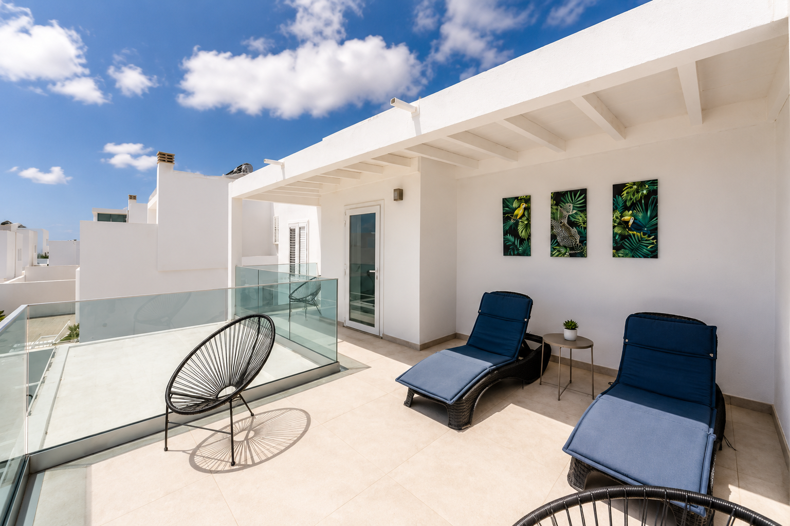 Roof terrace at Villa Piteras